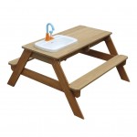 Masuta Picnic 2 in 1 Emily de Gradina - Bancuta de joaca cu Bucatarie Chiuveta Nisip si Apa Masuta Picnic 2 in 1 Emily de Gradina - Bancuta de joaca cu Bucatarie Chiuveta Nisip si Apa